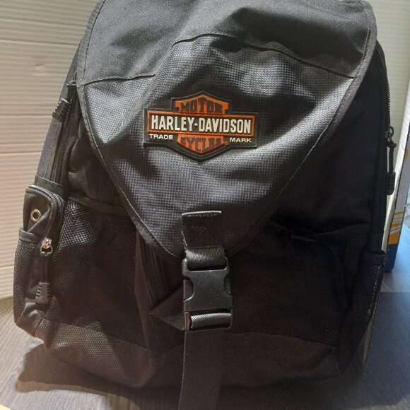 Harley Davidson Backpack Helmet BikerMotorcycle Padded Laptop Sleeve Pocket